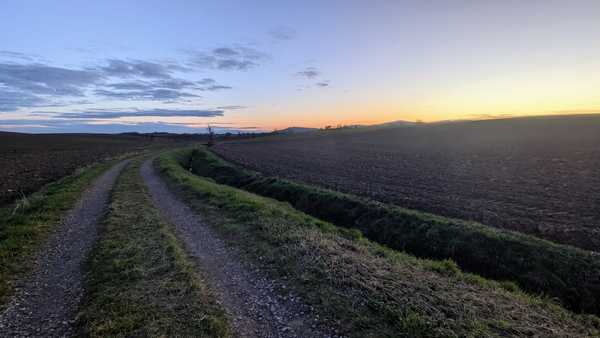 Photo d'un paysage depuis les sentiers de Montanay